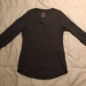 Grey Henley long sleeve